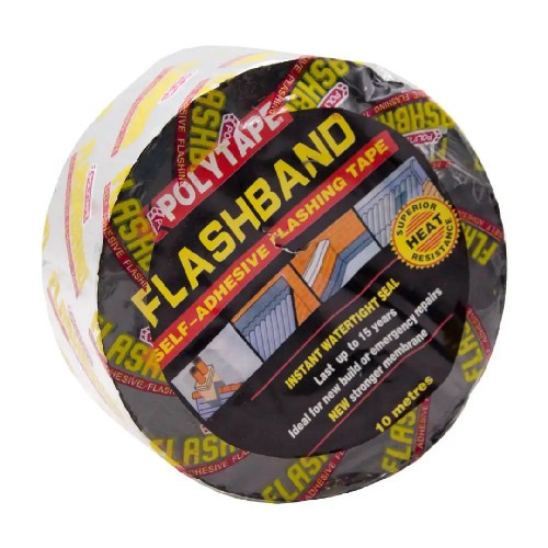 Flashband Self-Adhesive Flashing Tape – Waterproof & Heat-Resistant Roofing Seal (10 Meters Roll)