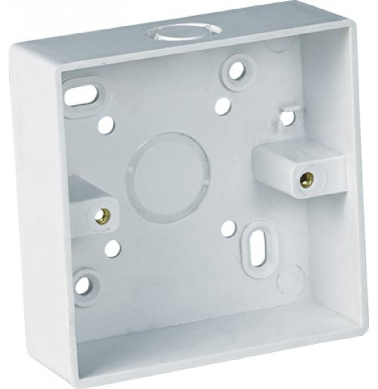 Plastic Switch Box White Color