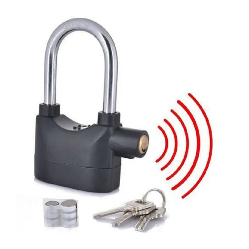 110dB Alarm Padlock – Heavy-Duty Anti-Theft Security Lock with Built-in Siren