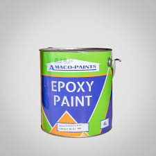 AMACO PAINT Industrial Epoxy Paint & For Swimming Pool Paint & Hardener 4L