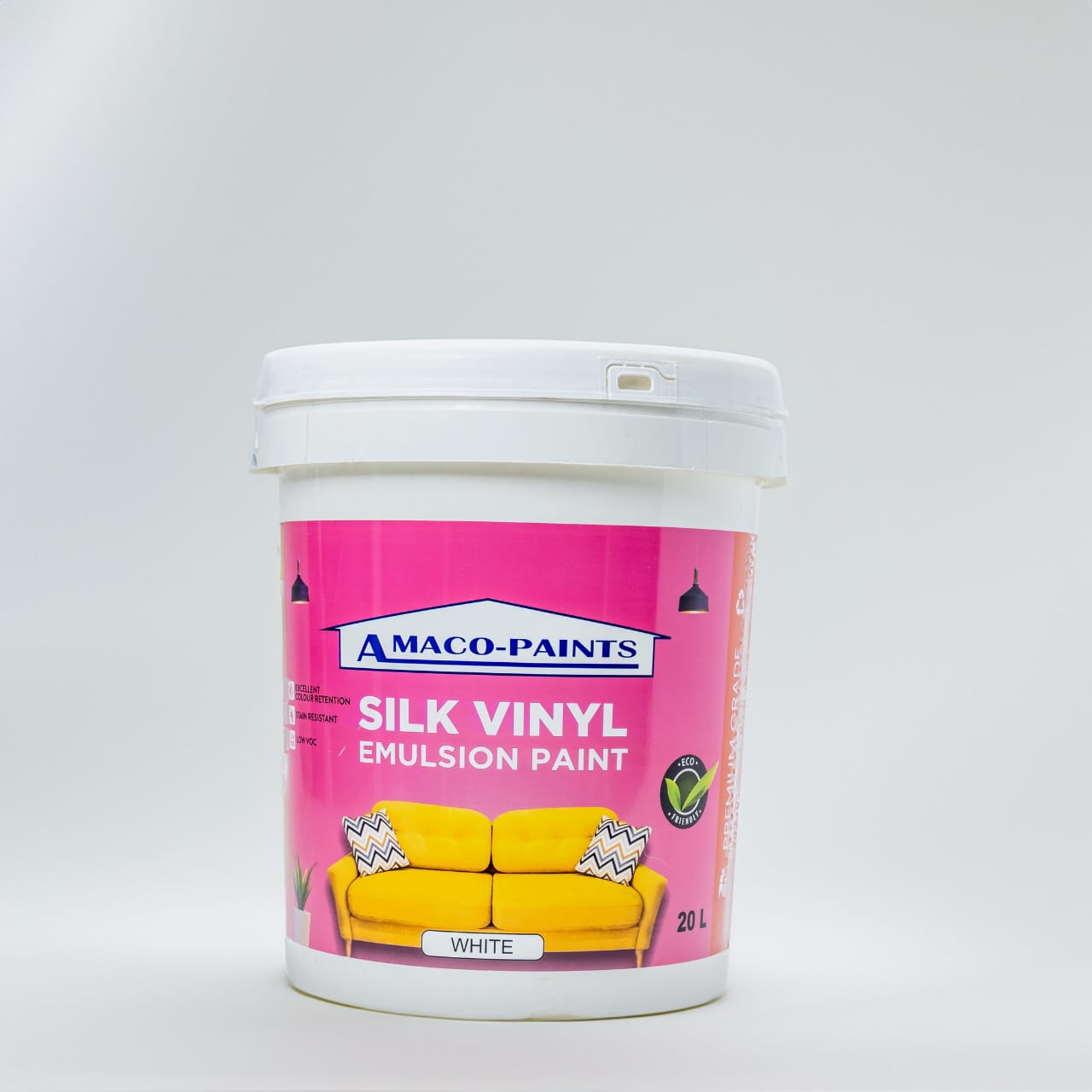 AMACO PAINT ORIGINALSILK VINLY 20L– Premium Interior Wall Paint for Long-Lasting Protection 20L