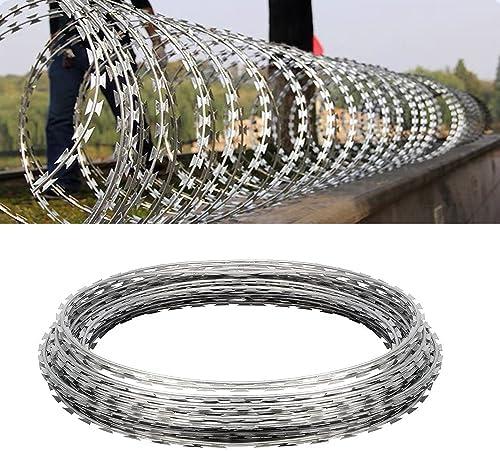 Galvanized Razor Barbed Wire Coil – High Security Fence Wire 4m(SEKANYORA)