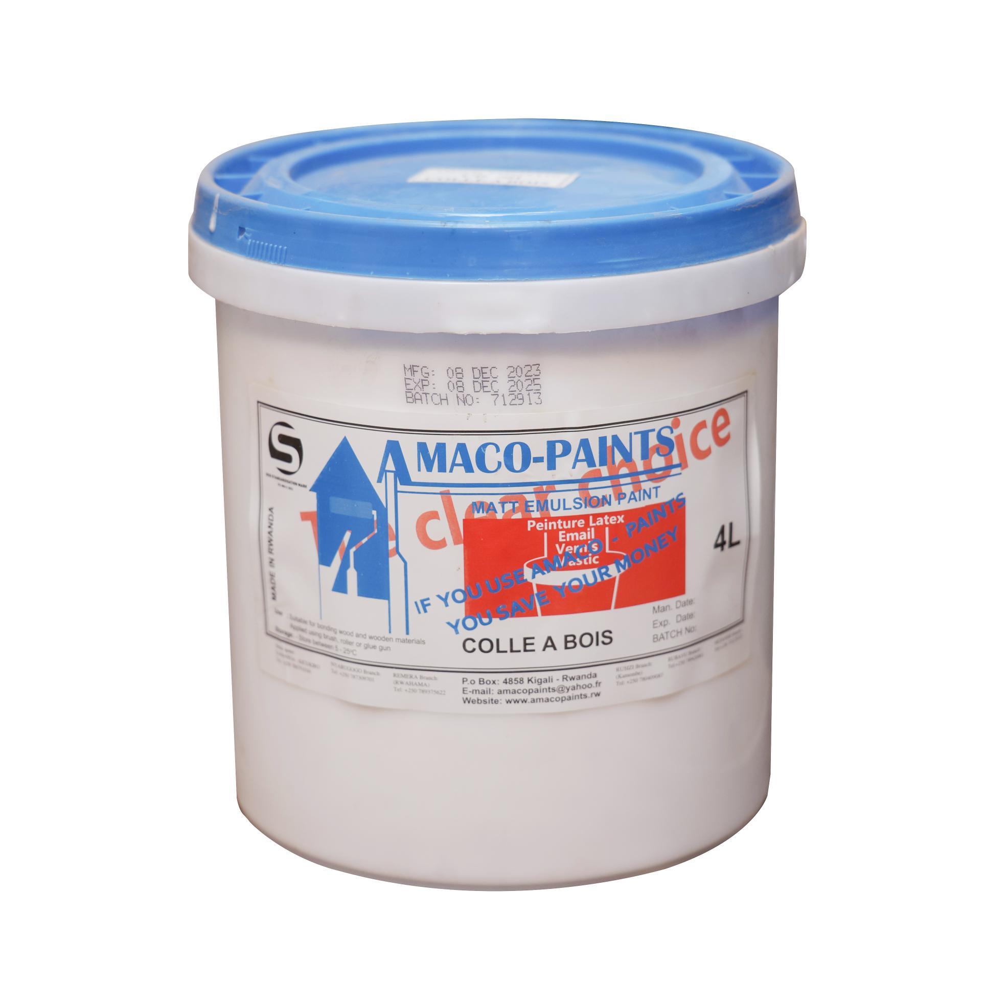 AMACO PAINT COLLE A BOIS 4L (WOOD GLUE)